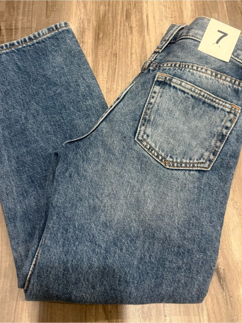 GAP Size 7 Kids Unisex Original “Washwell” Blue Jeans NWT